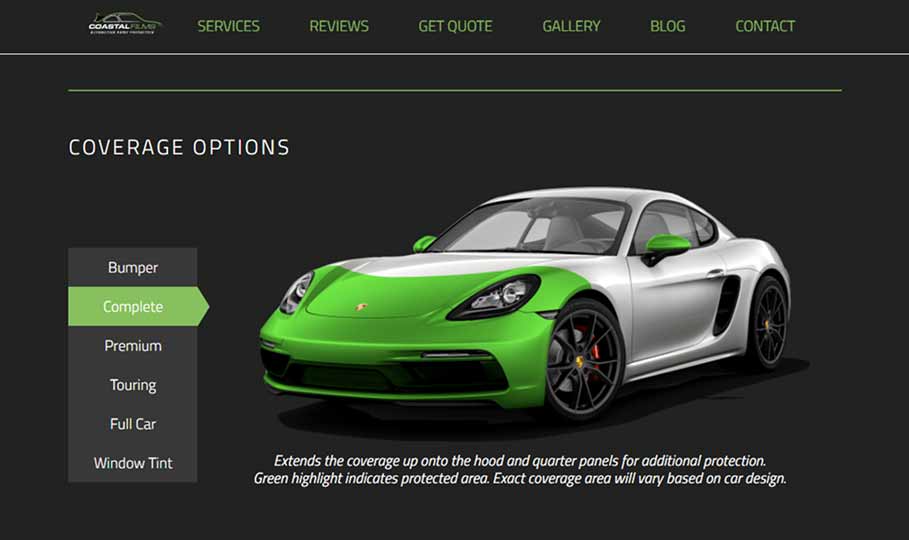 Thumbnail of Coastal Films Website