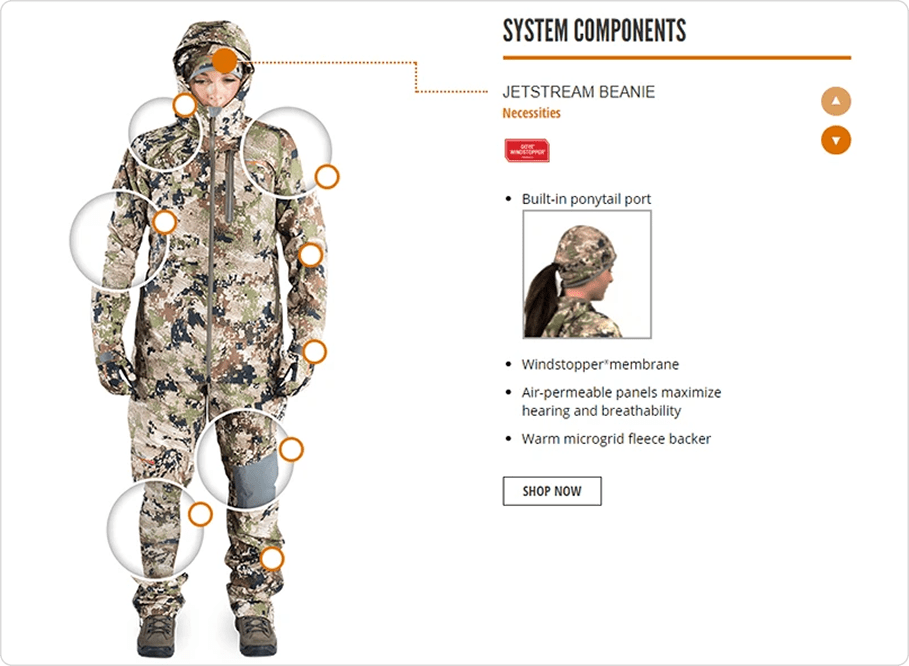 Thumbnail of Sitka Women's Camo Landing Page